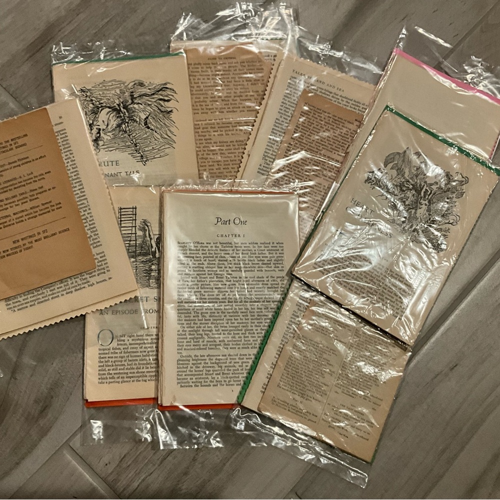 Vintage Book Page Collection